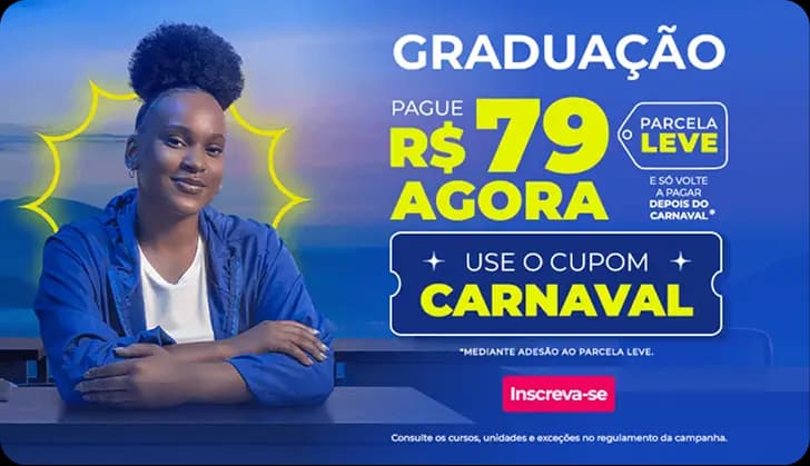 Banner promocional da Estácio